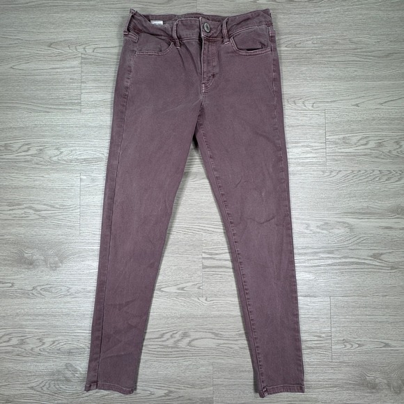 American Eagle Outfitters Denim - American Eagle Women's Jeggings Purple Size 8 Regular Stretch Denim Skinny Jeans